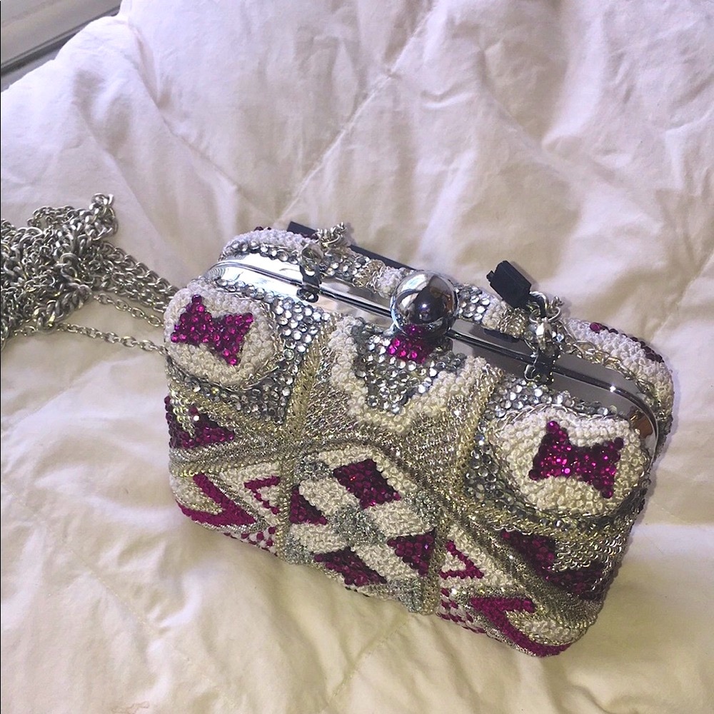 Vintage Addiction Romance Minaudiere clutch w/ bag